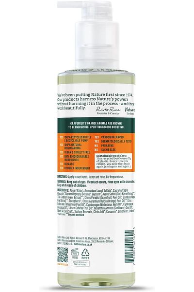 Faith In Nature Energising Hand Wash With Grapefruit & Orange, 400 Ml