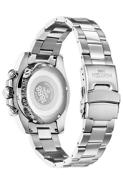 Roamer Ανδρικό ρολόι Roamer 851837 41 45 20, Quartz, 42mm, 10ATM
