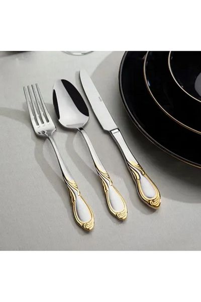 Nehir River Armoni 36219 Gold 89 Pcs Crab Set