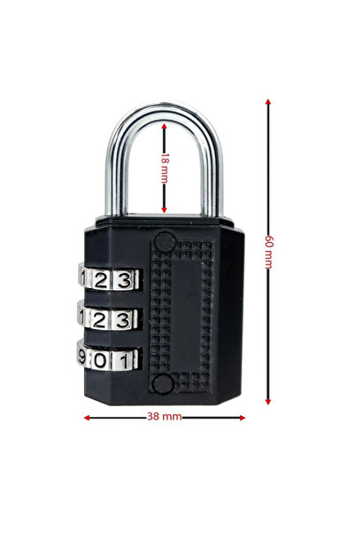 YMK 1338 Combination Padlock 38mm