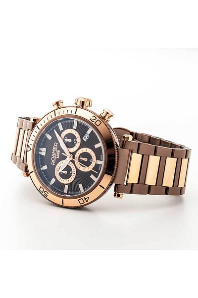 Roamer Ανδρικό ρολόι Roamer 994837 47 65 20, Quartz, 43mm, 5ATM