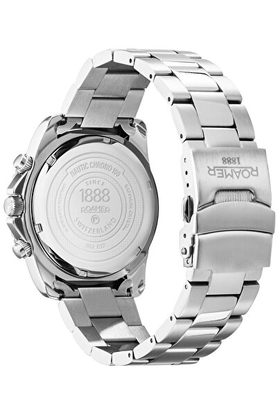 Roamer Mens Watch 862837 41 65 20, Quartz, 43mm, 10ATM