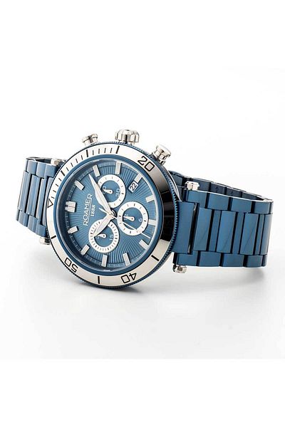 Roamer Ανδρικό ρολόι Roamer 994837 41 45 20, Quartz, 43mm, 5ATM