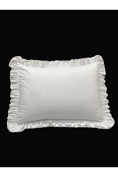 LILYUM Αρχική 100% βαμβακερή μαξιλαροθήκη Frilly 50x70 cm (1 ΤΜ)