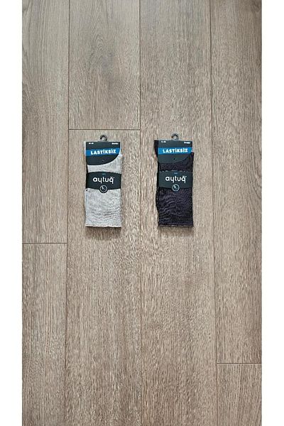 Aytuğ Ανδρικές κάλτσες Relax - 2 ζευγάρια χωρίς ελαστικό μπαμπού (Καφέ-Μπεζ) 51004-2