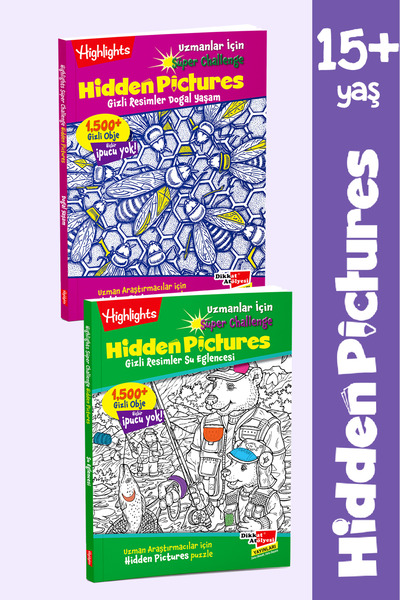 Uzmanlar Için Hidden Pictures 2'li Set 15+yaş