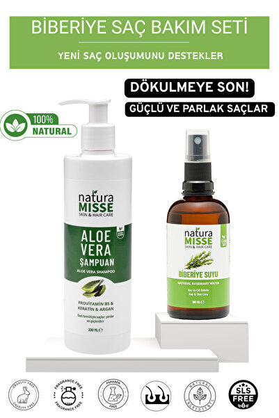 NaturaMisse Biberiye Seti Dökülme Karşıtı Ve Saç Uzatıcı Besleyici Saç Bakım ...