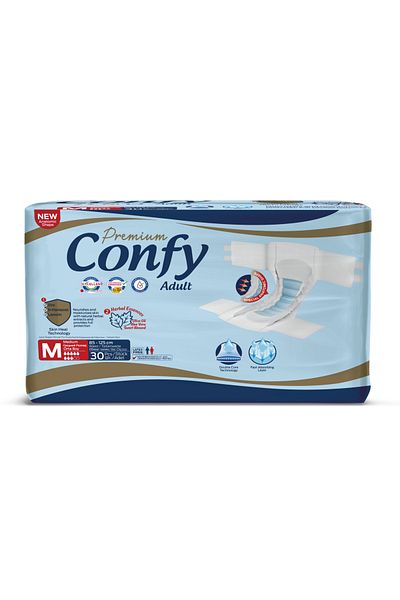 Confy Adult Adult Diapers Medium 30 pcs