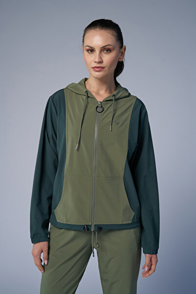 bilcee Women's Combu Woven Hooded Sports Jacket 4172