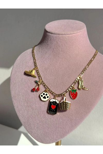 Reorah Collection Picnic Time Charm Necklace