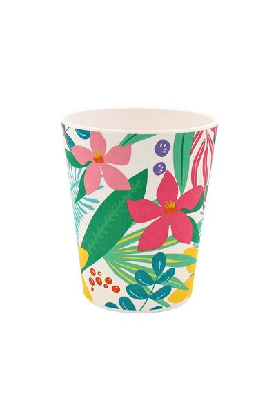 BM GİFT DESİGN Scarlet rosemallow melamine cup 350ml