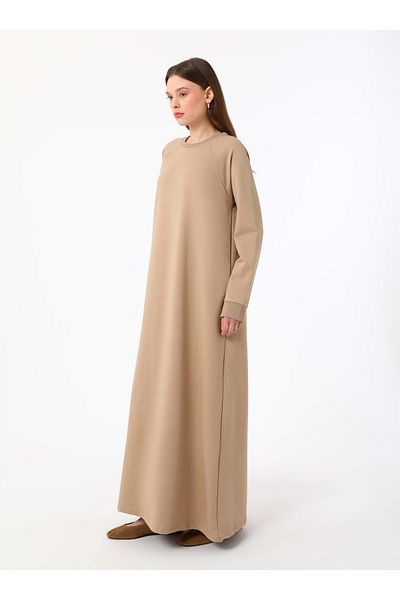 Benin Beige Sports Hijab Dress