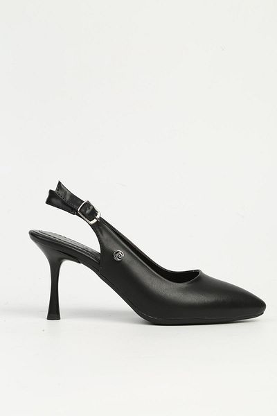 Pierre Cardin Μαύρα γυναικεία παπούτσια με τακούνι PC-54736