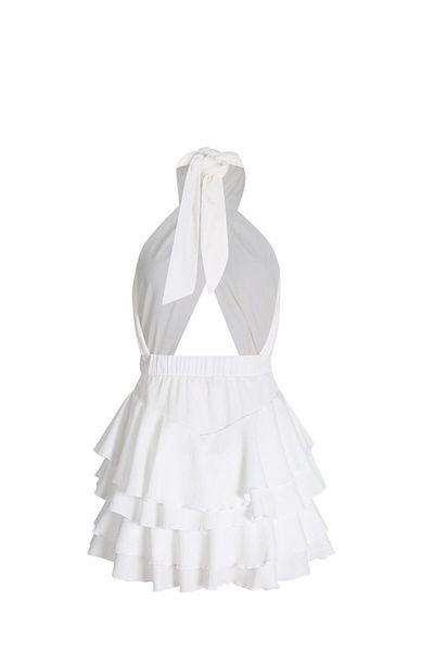 La Sarta Rochie scurtă albă - MYKONOS GÂT CROSS-LEED