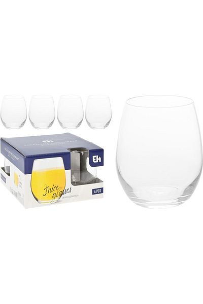 Excellent Houseware Set of 4 juice glasses 390 ml
