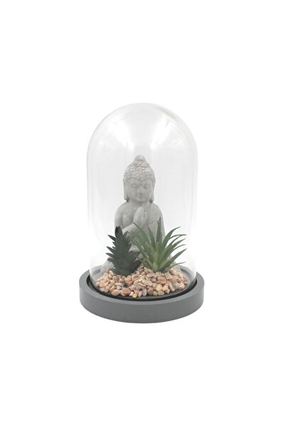 BM GİFT DESİGN Glob Decorativ Sticlă Cu Buddha 21cm