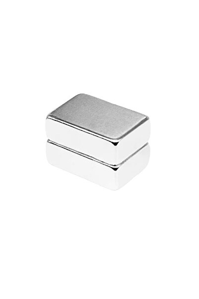 Dünya Magnet 2 Adet Neodyum Mıknatıs Dikdörtgen, 15x10x5 Mm, Güçlü Magnet