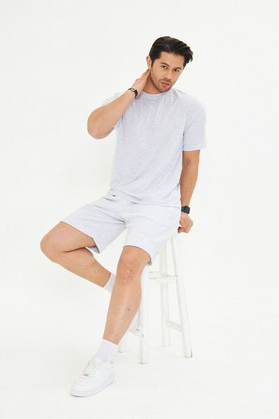 The Champ Clothing Cotton Relax Comfort Oversize T-Shirt and Shorts Set