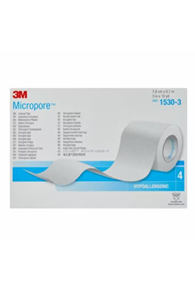3M Micropore 1530-3 Cerrahi Flaster Standart 76cm x 91m