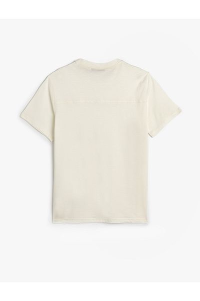 Koton Βαμβακερό μπλουζάκι Crew Neck Oversize - Κοντό μανίκι