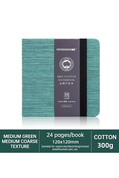 Choice 12x12cm Cold Press B Potentate 100% Cotton Watercolor Book Square Sketchbook 300g Art Drawing Sketch