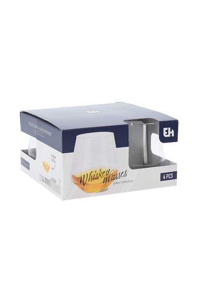 Excellent Houseware Set of 4 whiskey glasses, 450 ml, Excellent Houseware