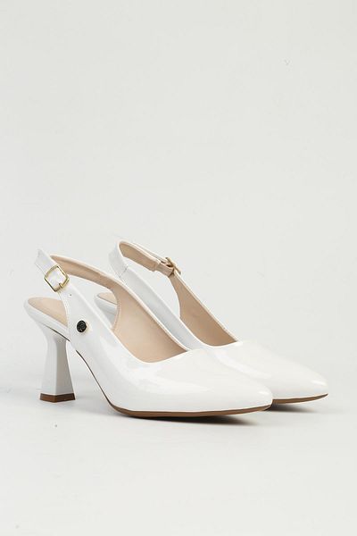 Pierre Cardin White Women's Heeled Shoes Pc-54734