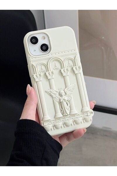 W wopiece Iphone 16 Uyumlu Melek Heykel Sınırlı Üretim Kılıf