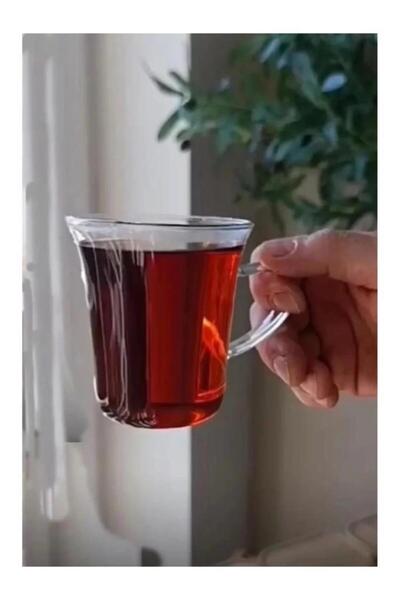 ÇIRPAN EV CAM KULPLU TEKLİ BARDAK 325CC