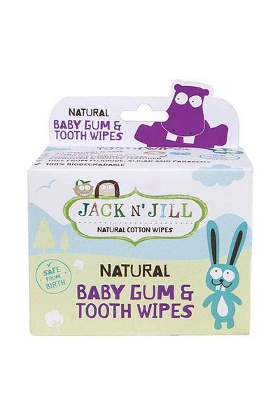 Jack N'Jill Șervețele naturale pentru gumă și dinți Babyton