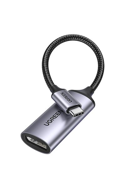 Ugreen | محول USB-C إلى منفذ عرض أنثى (8k) | رمادي