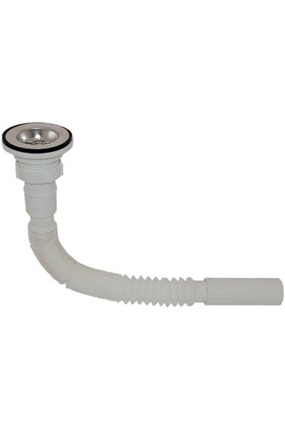 ZİNOX Chiuveta Inox 430-04mm, Pentru Masca Zln-6966, Cuva Dreapta Sifon Scurgere Cu Ventil