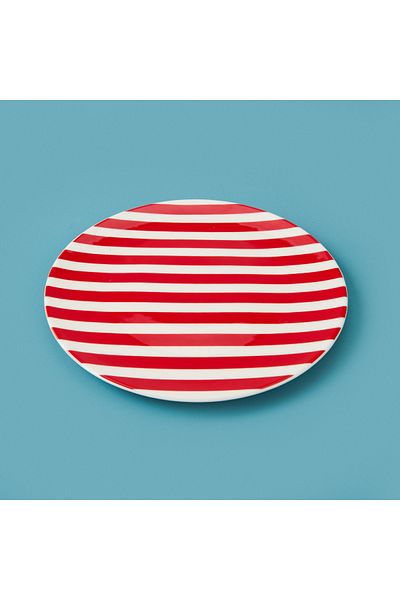 Evidea Kitchen Have Fun Serving Plate - Red - 25 cm