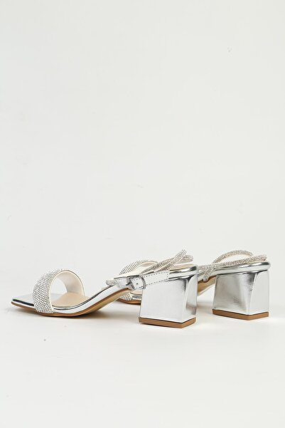 Pierre Cardin Silver Women's Heeled Shoes Pc-54670