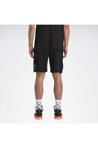 Reebok Ανδρικό σορτς μπάσκετ - Μαύρο διχτυωτό