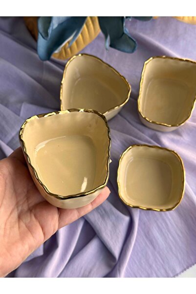 Mikasa Moor Cream 4-Piece Snack Bowl 10-8X6-4 cm