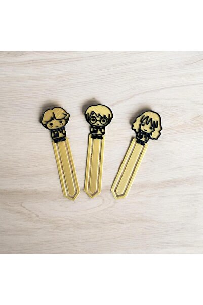 ZFRGROUP مجموعة هاري بوتر مكونة من 3 إشارات مرجعية (هاري بوتر، هيرميون، رون)