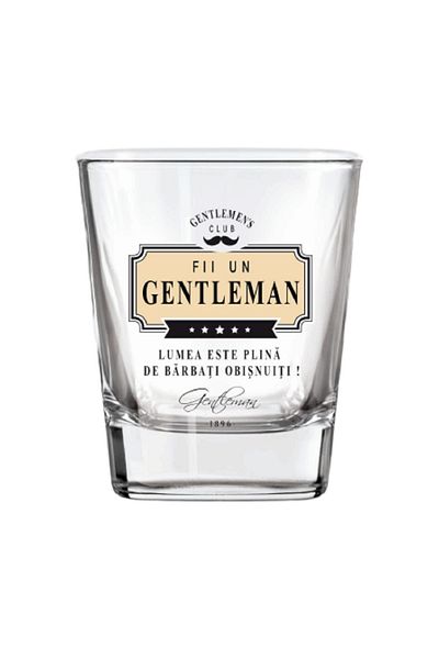 BM GİFT DESİGN Pahar whisky "FII UN GENTLEMAN"