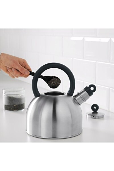 IKEA VATTENTÄT Kettle – Durable Stainless Steel Kettle (2 L, Black)