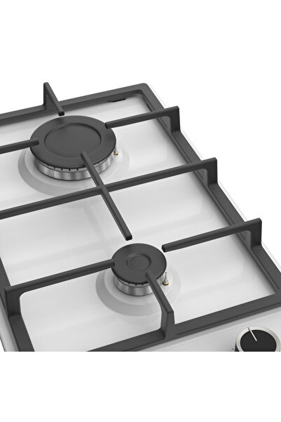 Ferre LN153 Beyaz Emaye Ankastre Ocak (DÖKÜM IZGARA)