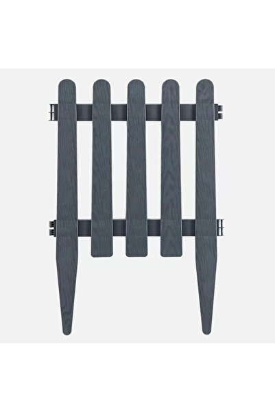 Omnipazar SO-IBC2 Eko İstanbul Bahçe Çiti 4'lü Set 40x59 cm Antrasit