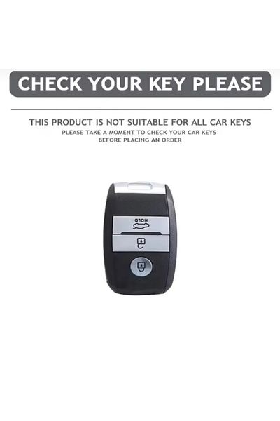 emii auto spare parts Red Glossy Key Case Cover for Kia Keyless Go Tools