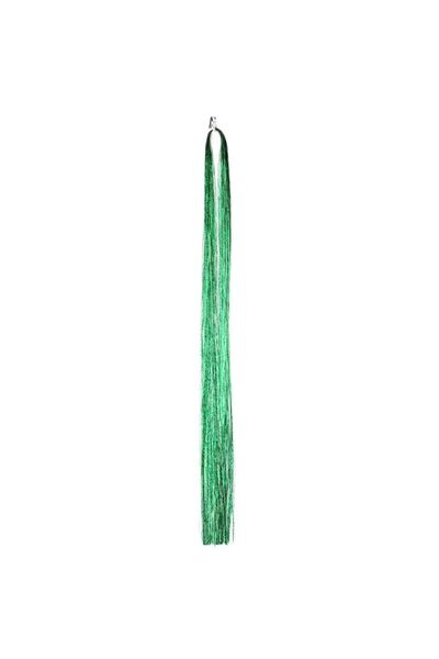 CREST E-TİCARET Scannable & Washable Hair Tinsel - Hair Glitter - Green