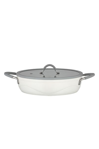Madame Coco Albus Short Pot - White - 28 cm