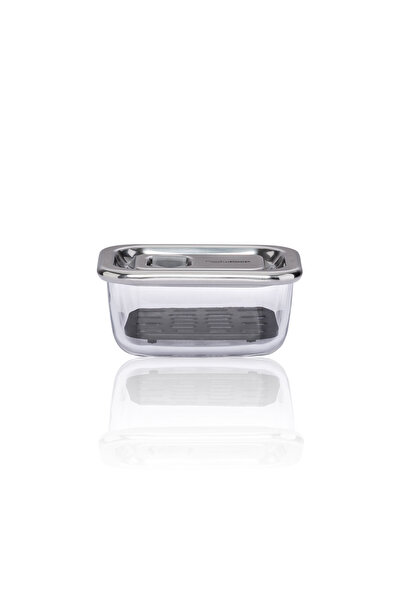 CooknKeep حاوية تخزين زجاجية مفرغة - حجم صغير