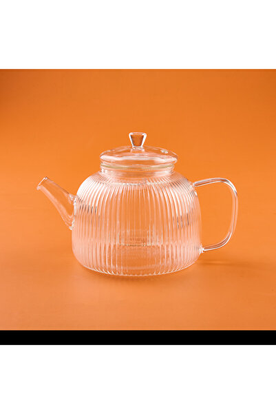 Tohana إبريق شاي مع مصفاة زجاجية - شفاف - 900 مل