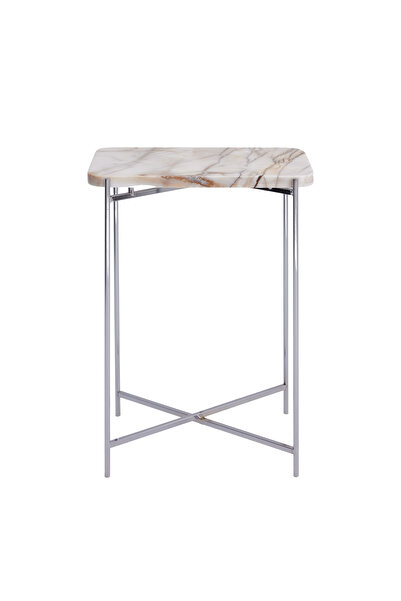 Marmony Concept Radix Mermer Yan Sehpa / Komidin (KROM AYAKLI)