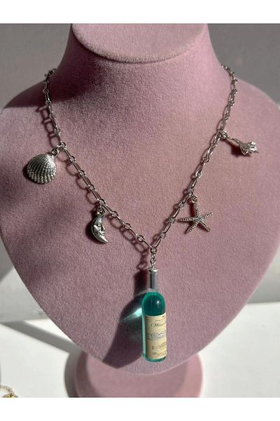 Reorah Collection Summer Vibe Charm Necklace-Summer Charm Necklace