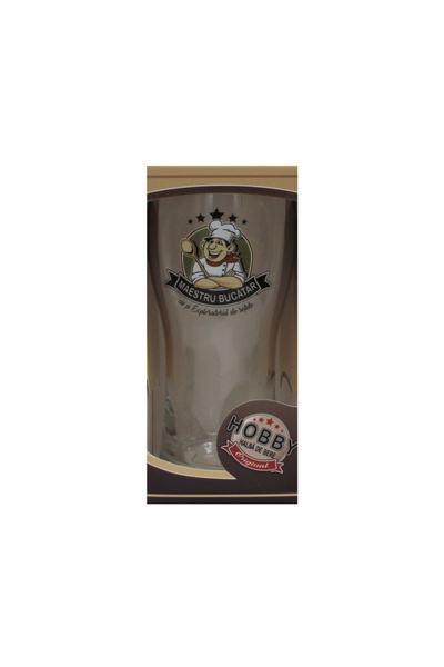 BM GİFT DESİGN Beer glass with message Master chef small
