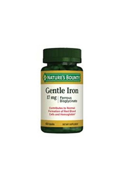 Nature's Bounty Gentle Iron 17 mg 60 Kapsül